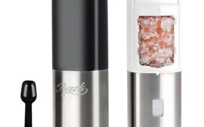 Set of 2 Electric Salt & Pepper Grinders for just $12.00 – Great Gift for that Hard-To-Buy for Person!